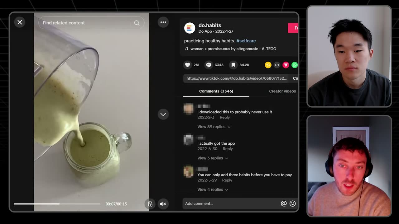 Do App's TikTok habit video by do.habits, with 2M likes and 3,346 comments.